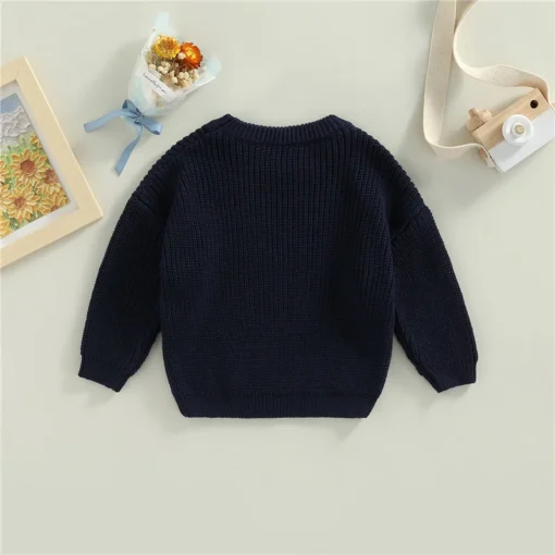 Suefunskry Newborn Baby Knitted Long Sleeve Autumn Winter Sweater - Image 84