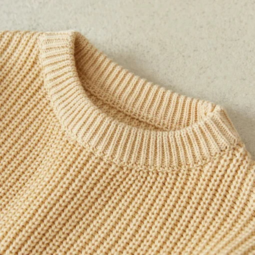 Suefunskry Newborn Baby Knitted Long Sleeve Autumn Winter Sweater - Image 4