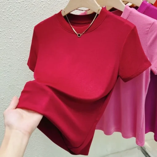Crew Neck Fashion T Shirt - Image 4