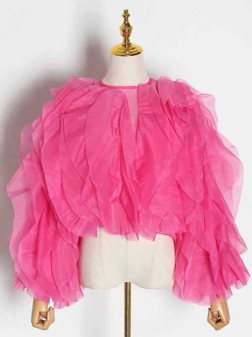 TWOTWINSTYLE Vintage Patchwork Blouse - Image 3