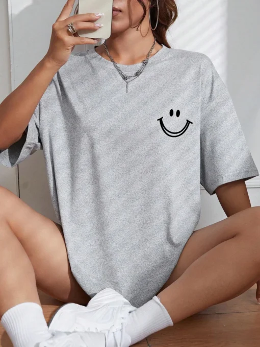 Happy Expression Hip Hop Tee - Image 6