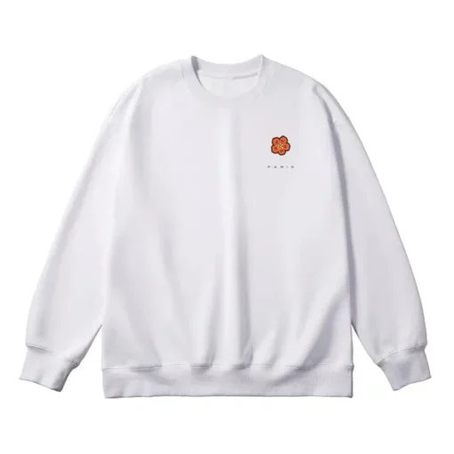 Flowers Cotton Hoodie - Image 10