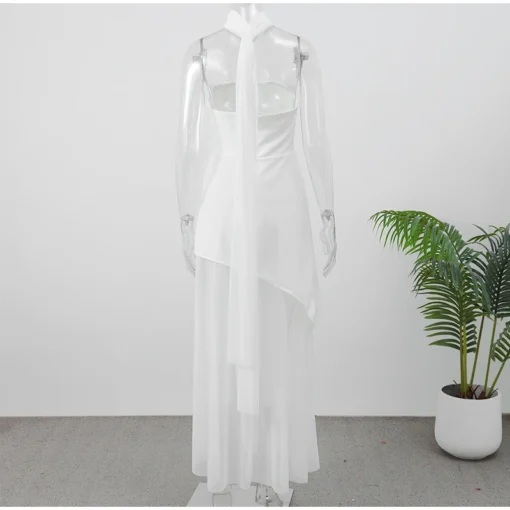 Strapless Ribbon Dress - Image 14
