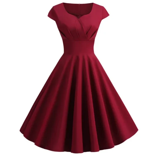Pink Summer V Neck Dress - Image 8