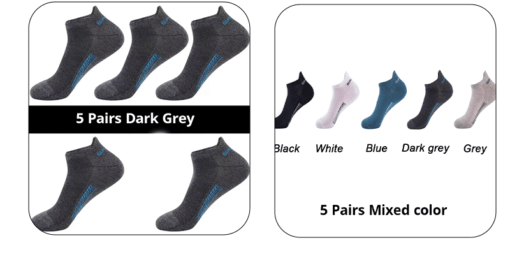 Men's Summer Thin Mesh Breathable Polyester Sports Socks - Image 23