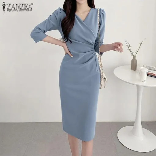 ZANZEA Elegant Summer Sundress - Image 16