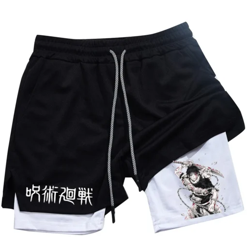 Anime Performance Shorts Toji Printed