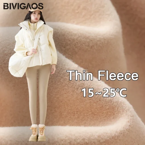 BIVIGAOS High Waist Fleece Leggings - Image 8