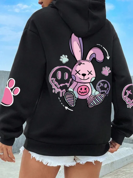 Hip Hop Printed Hoodie - Image 12