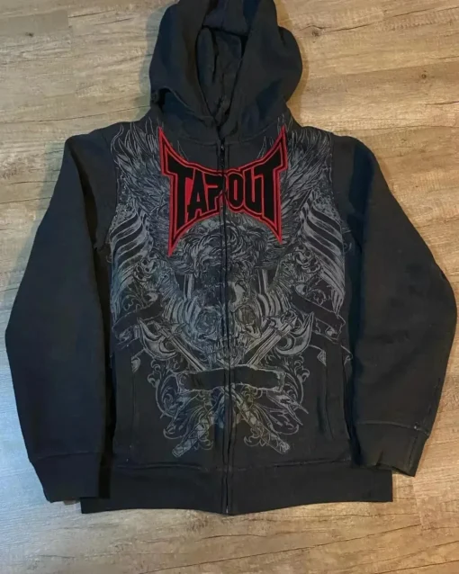Red Y2K Zipper Hoodie - Image 7