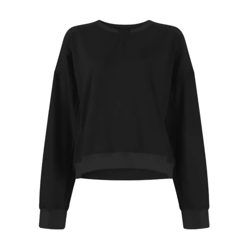 Long-Sleeved Simple Sweatshirt - Image 32