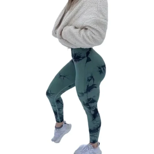 Women's Tie-Dye Yoga Pants - Image 13