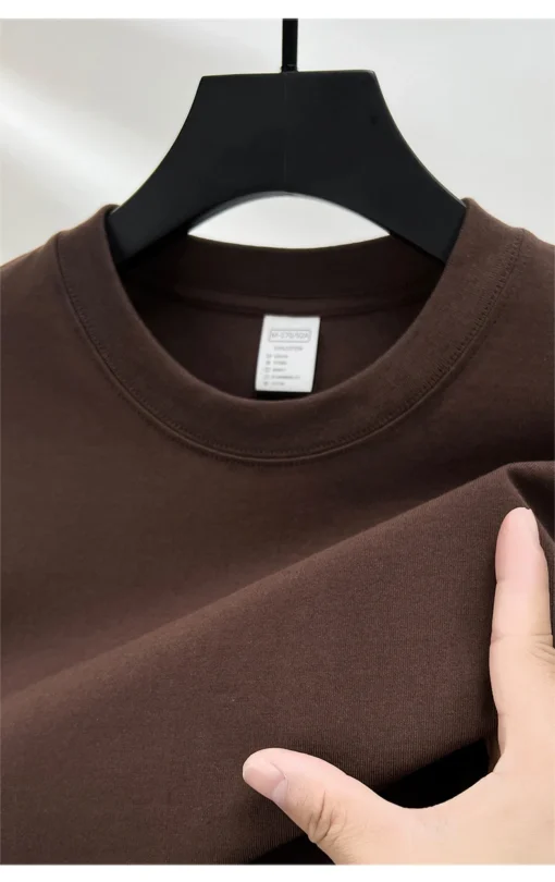 pure cotton summer high-end men's short sleeve T-shirt - Image 41
