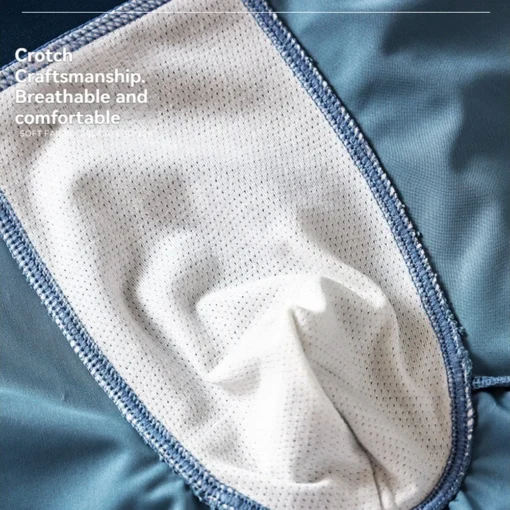 3PCS/Pack Luxury Ice Silk Satin-like Boxers - Image 2