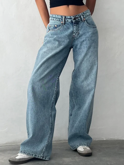 Y2K Baggy Jeans With Pockets - Image 13