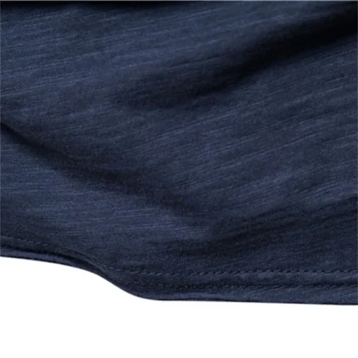 Slim Fit solid Male Short Sleeve T-Shirt - Image 3