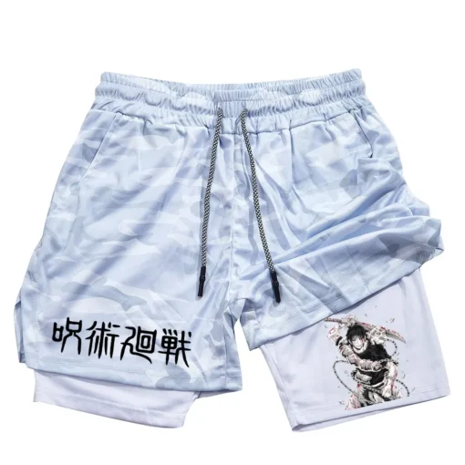 Anime Performance Shorts Toji Printed - Image 21