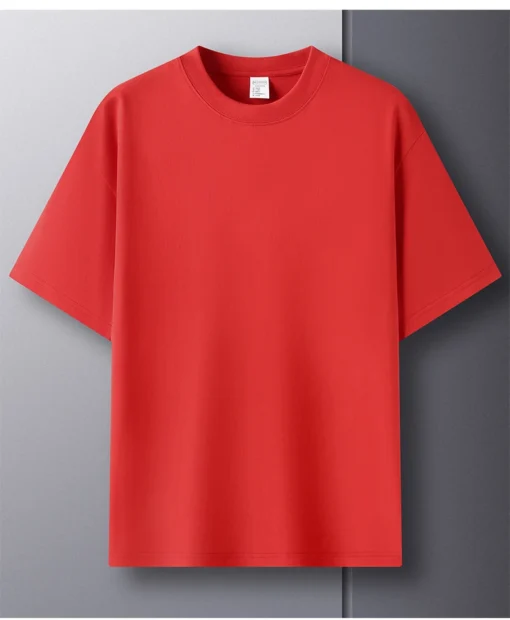 pure cotton summer high-end men's short sleeve T-shirt - Image 34
