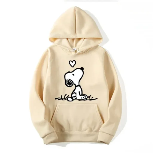 Pullover Snoopy Hoodie - Image 4