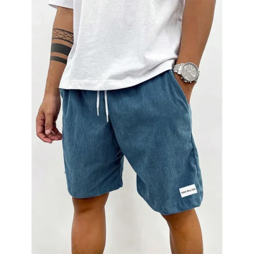 Summer Men Corduroy Sweatpants - Image 5