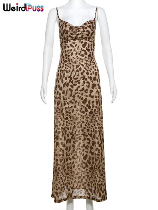 Leopard Print Dress - Image 6