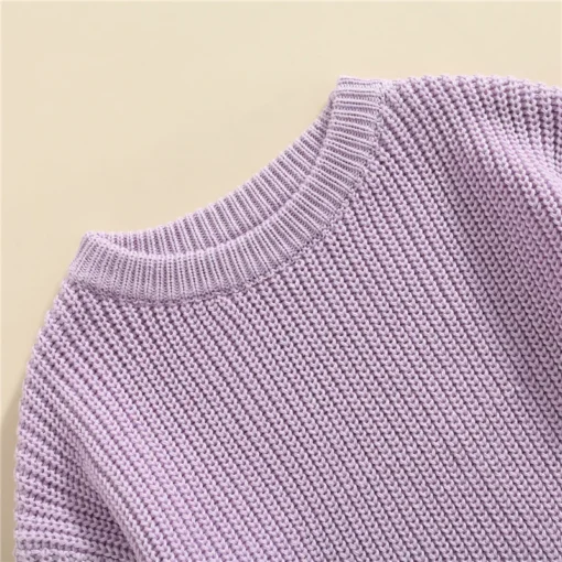 Suefunskry Newborn Baby Knitted Long Sleeve Autumn Winter Sweater - Image 91