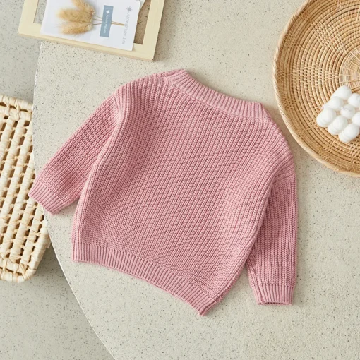 Suefunskry Newborn Baby Knitted Long Sleeve Autumn Winter Sweater - Image 56
