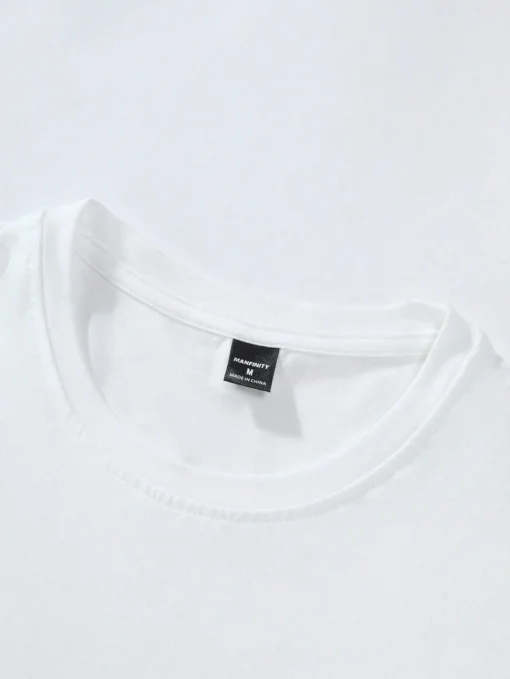 BE KIND letter cartoon print casual short sleeved T-shirt - Image 4