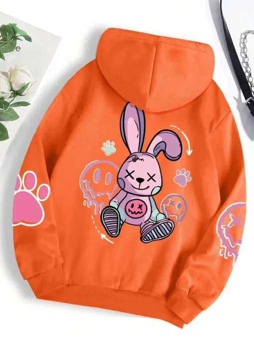 Hip Hop Printed Hoodie - Image 8
