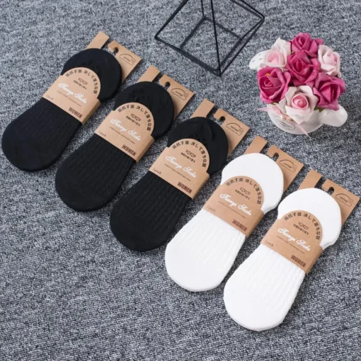 5 Pairs Invisible Boat Socks - Image 8