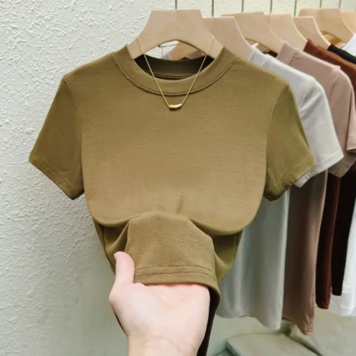 Crew Neck Fashion T Shirt - Image 11