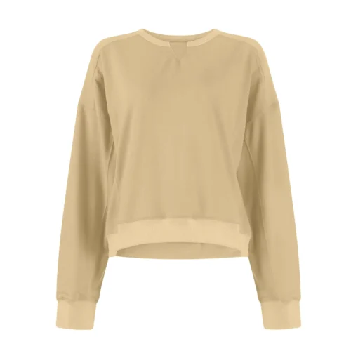 Long-Sleeved Simple Sweatshirt - Image 34