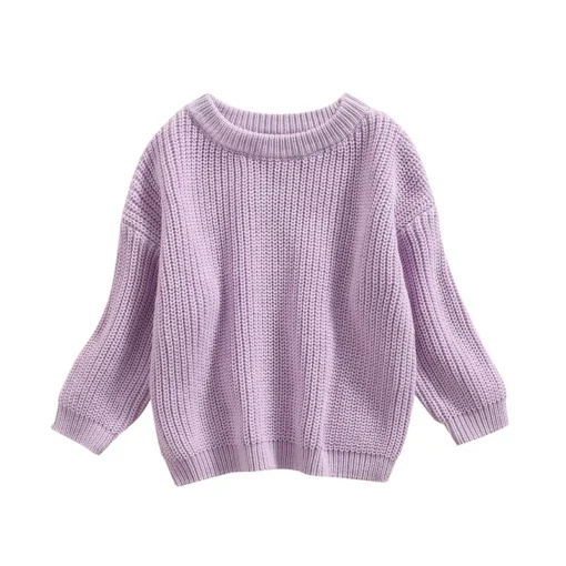 Suefunskry Newborn Baby Knitted Long Sleeve Autumn Winter Sweater - Image 7