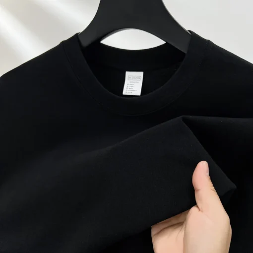 pure cotton summer high-end men's short sleeve T-shirt - Image 13