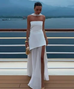 Strapless Ribbon Dress