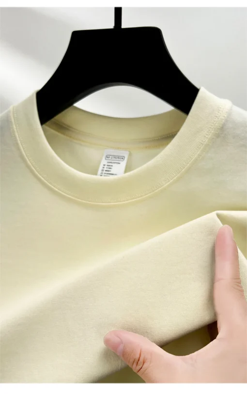 pure cotton summer high-end men's short sleeve T-shirt - Image 27