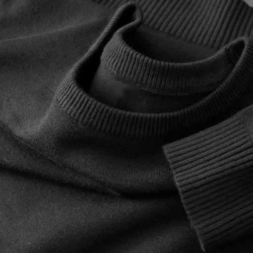 Long Sleeve Knit Pullover Sweater - Image 3