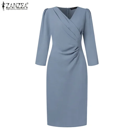 ZANZEA Elegant Summer Sundress - Image 23