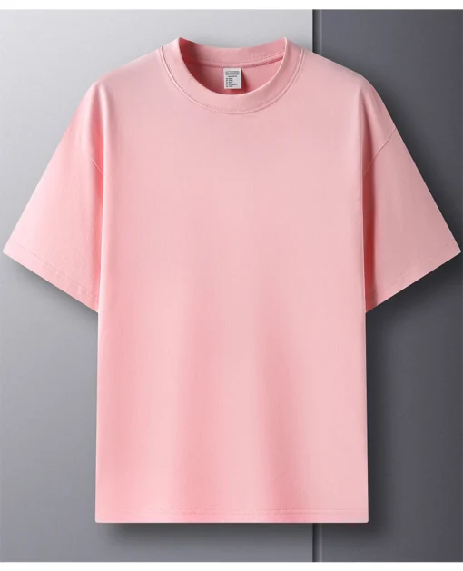 pure cotton summer high-end men's short sleeve T-shirt - Image 22