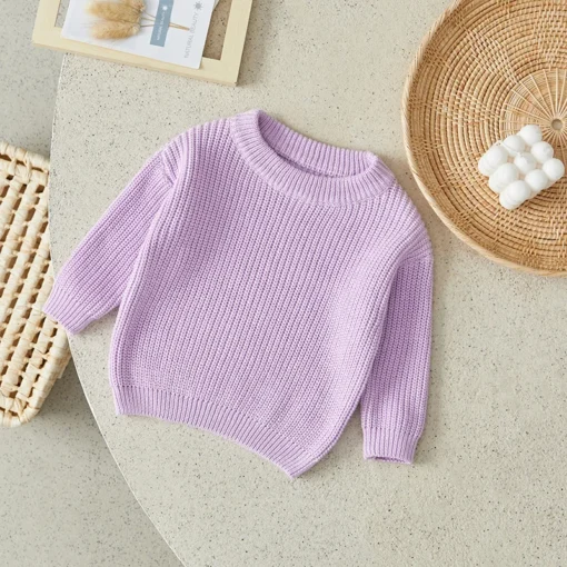 Suefunskry Newborn Baby Knitted Long Sleeve Autumn Winter Sweater - Image 64
