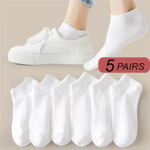 5 Pairs/Pack Invisible Ankle Socks