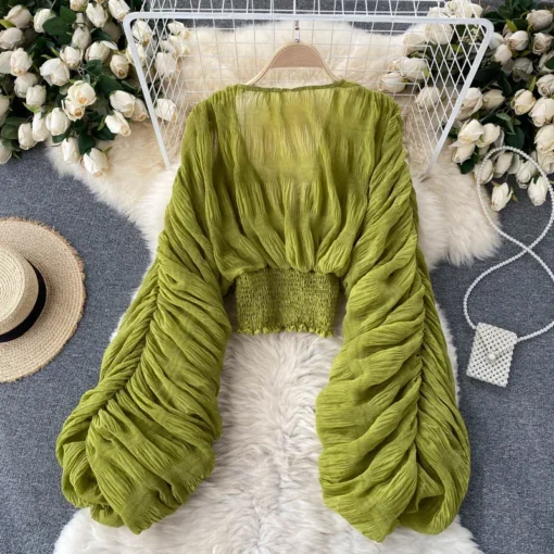 Sexy Chiffon Blouse - Image 13