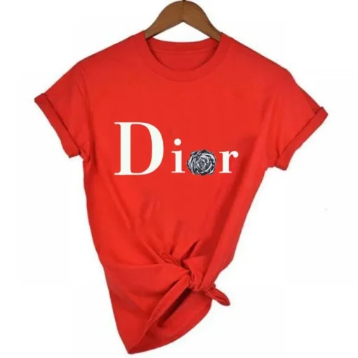 Letter Printed Short Sleeved Shirt - Image 3