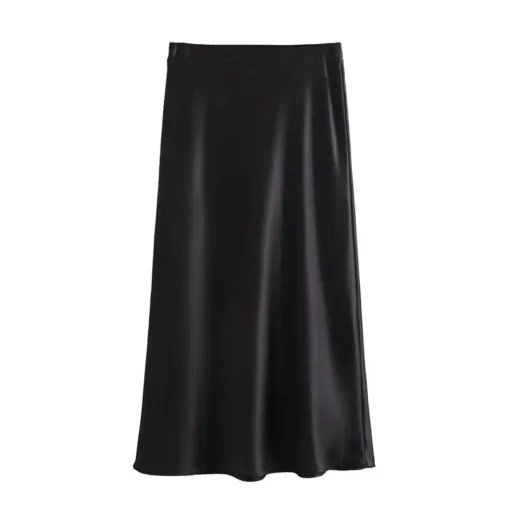 TRAF Satin High Waist Skirt - Image 9
