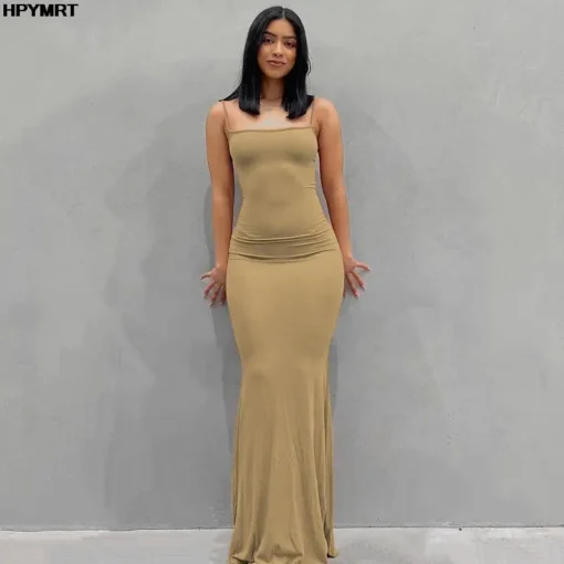 Satin Slip Maxi Dress - Image 4
