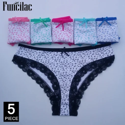 5 Pcs/set Cotton Panties - Image 16