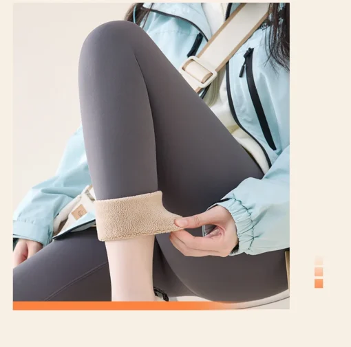 BIVIGAOS High Waist Fleece Leggings - Image 35