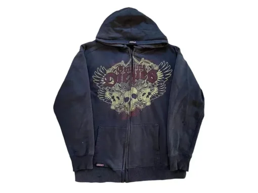 Red Y2K Zipper Hoodie - Image 20