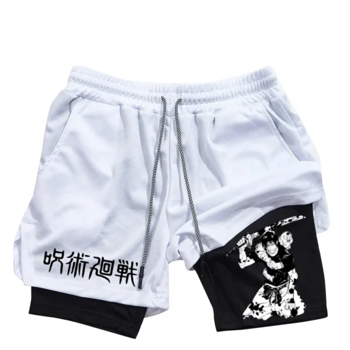 Anime Performance Shorts Toji Printed - Image 11