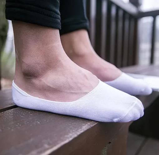 5Pairs Men Boat Cotton Socks - Image 12